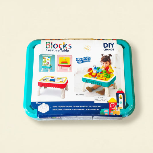 Creative Blocks Table (blue color)
