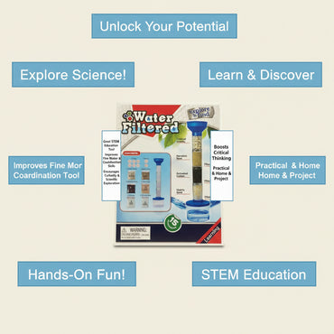 Water Filtration Science Kit for Kids – DIY Water Purifying Experiment