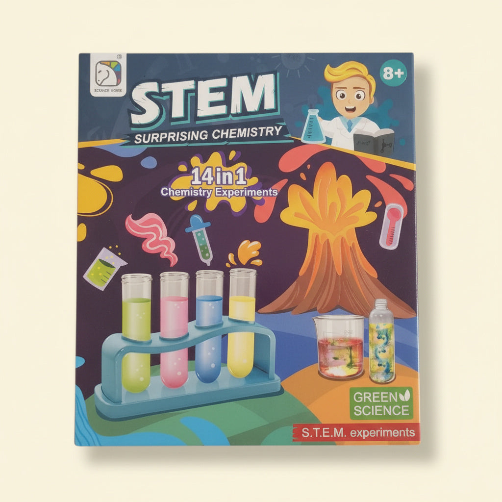 STEM Surprising Chemistry Set – 14 in 1 Science Experiment Kit