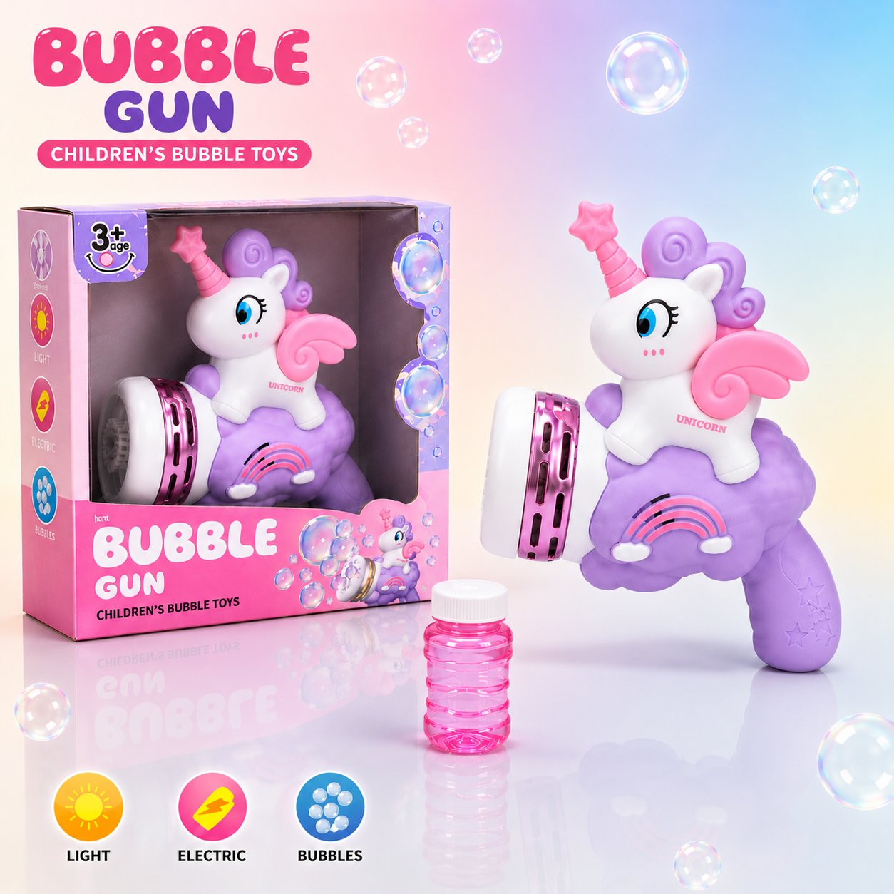 Unicorn Bubble Gun