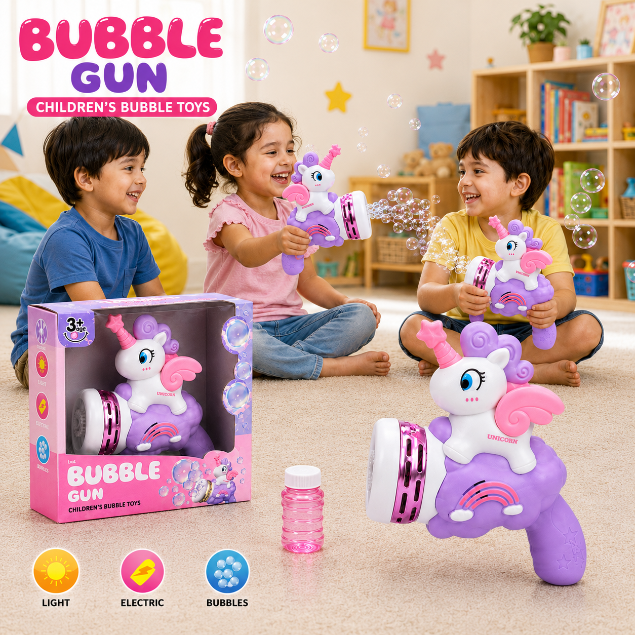 Unicorn Bubble Gun