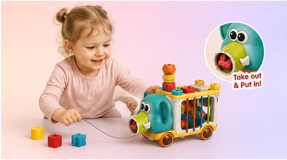 Multifunction Elephant Car Shapes Game