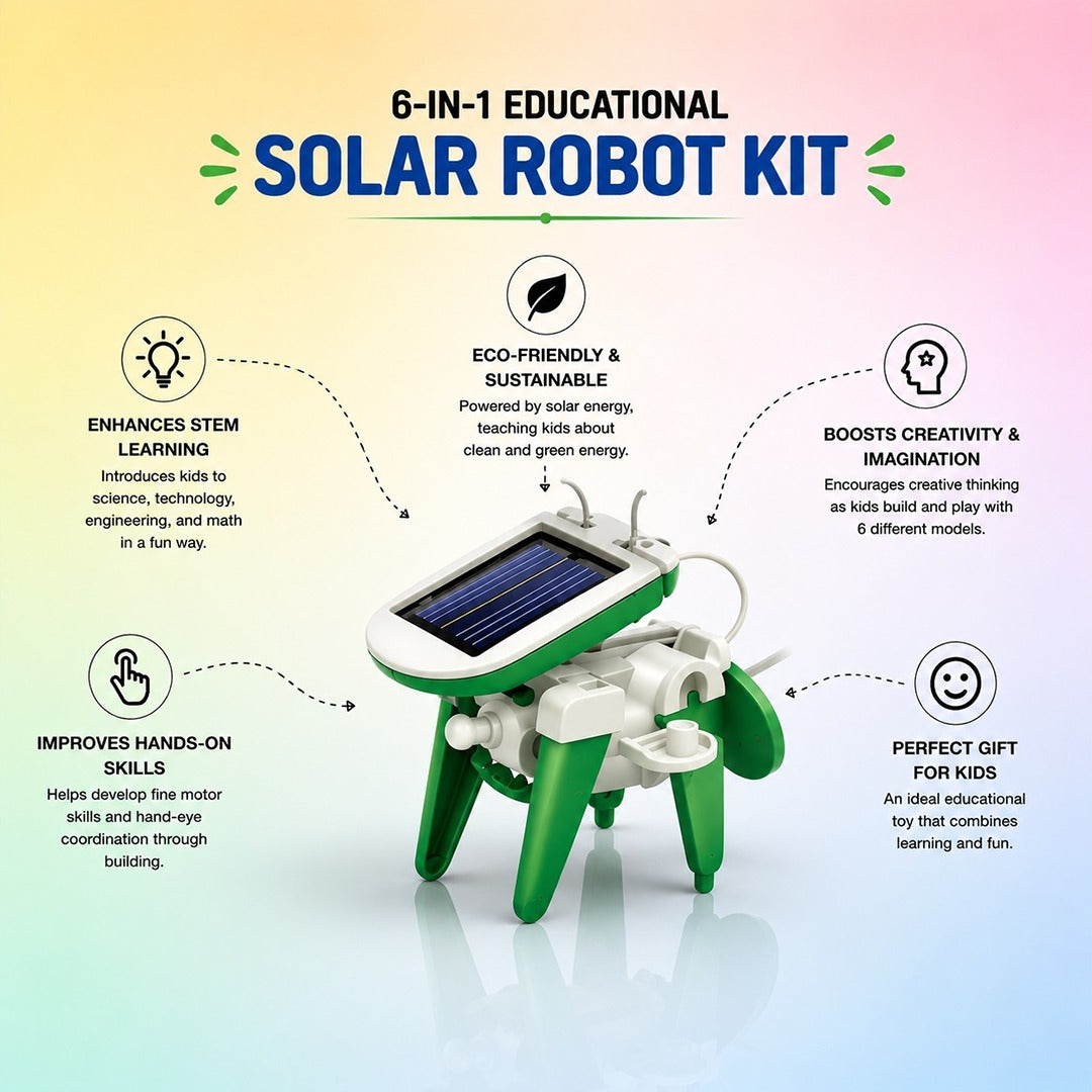 Solar Robot 6 in 1 Kit