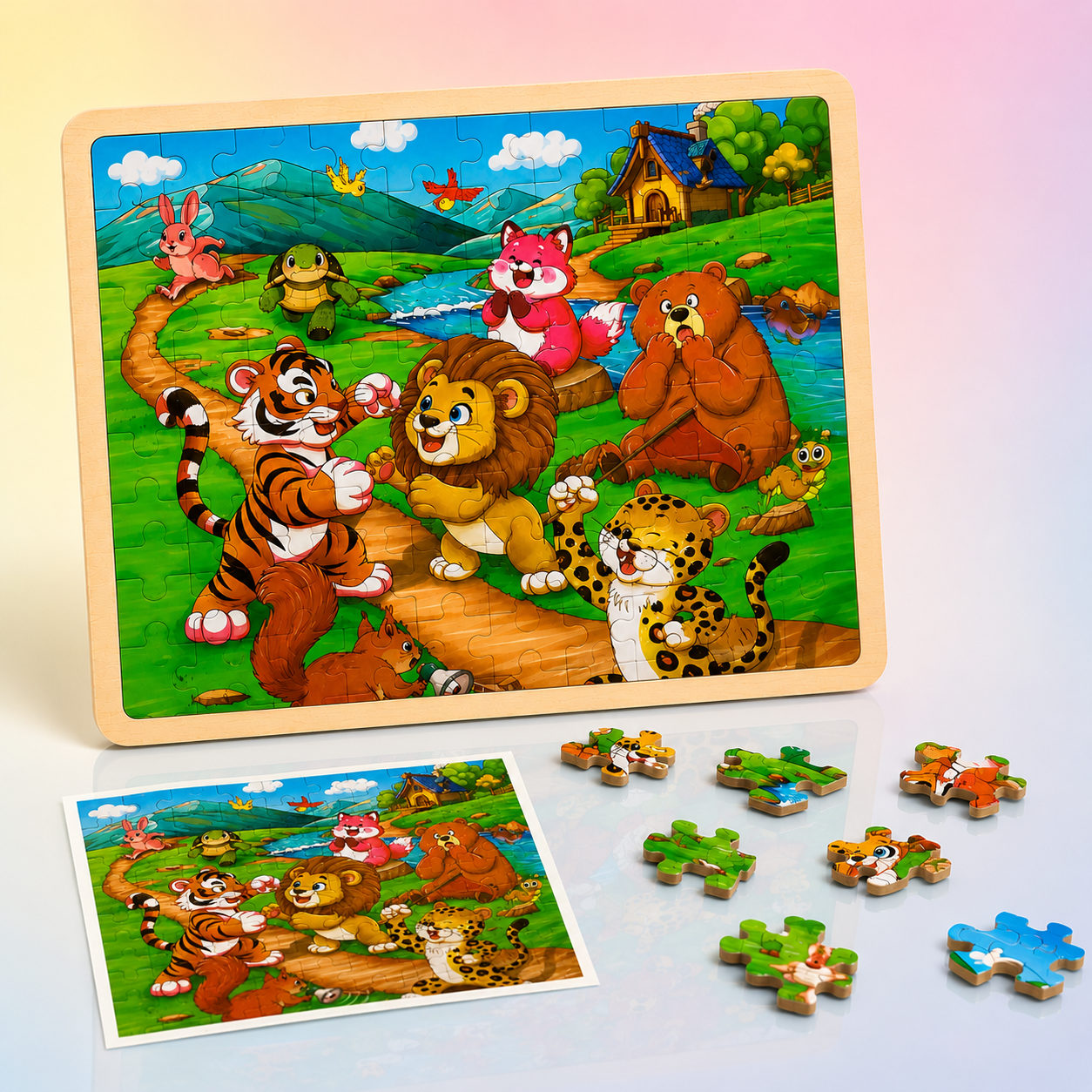 Wooden Puzzle 100pcs