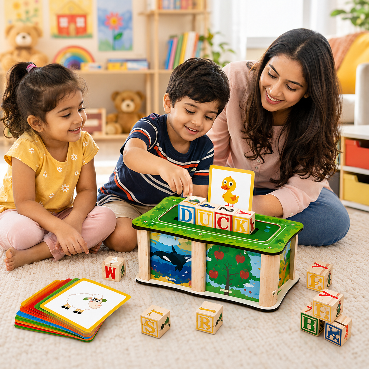 Word Building Block Box