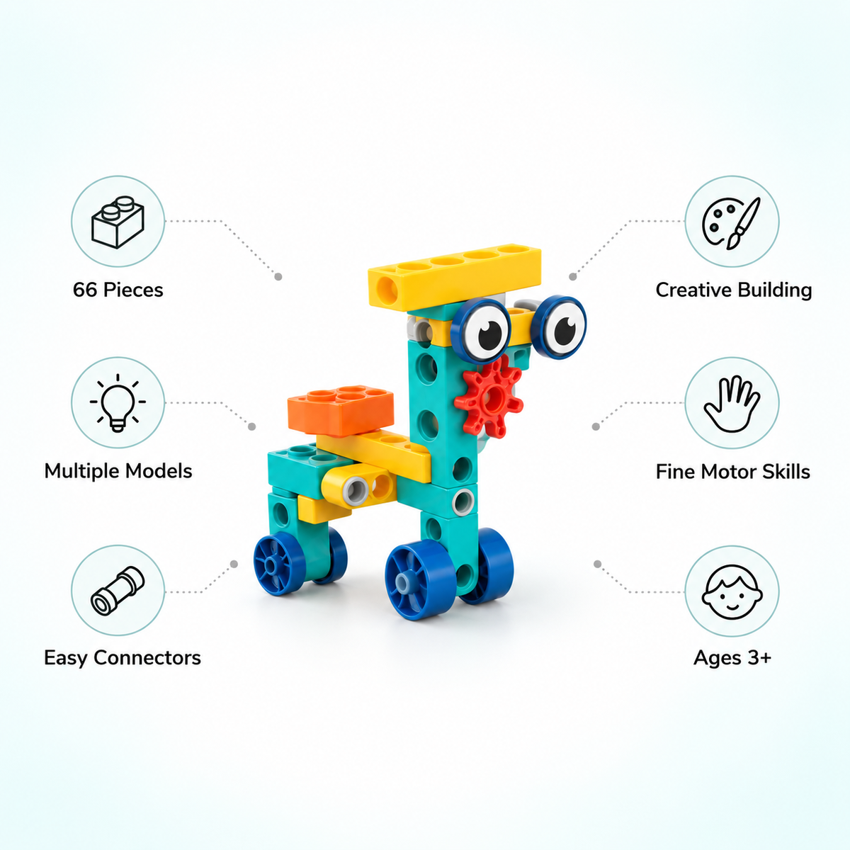 Electric Science Building Blocks (66 pcs)