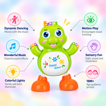 Dancing Turtle – Musical Light-Up Baby Toy