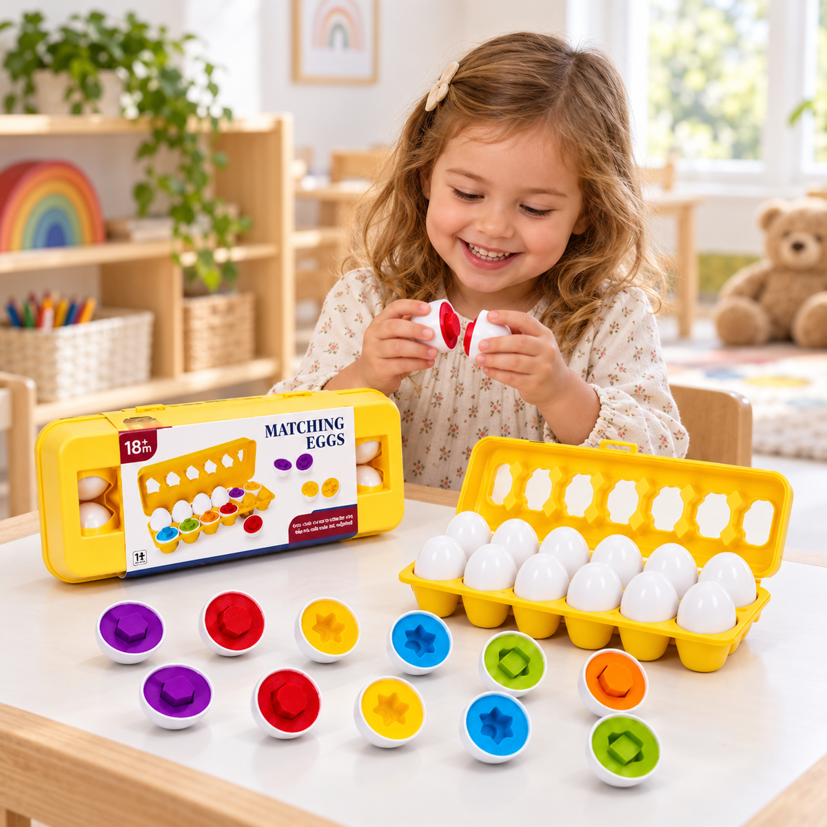 Matching Eggs (12 Pcs)