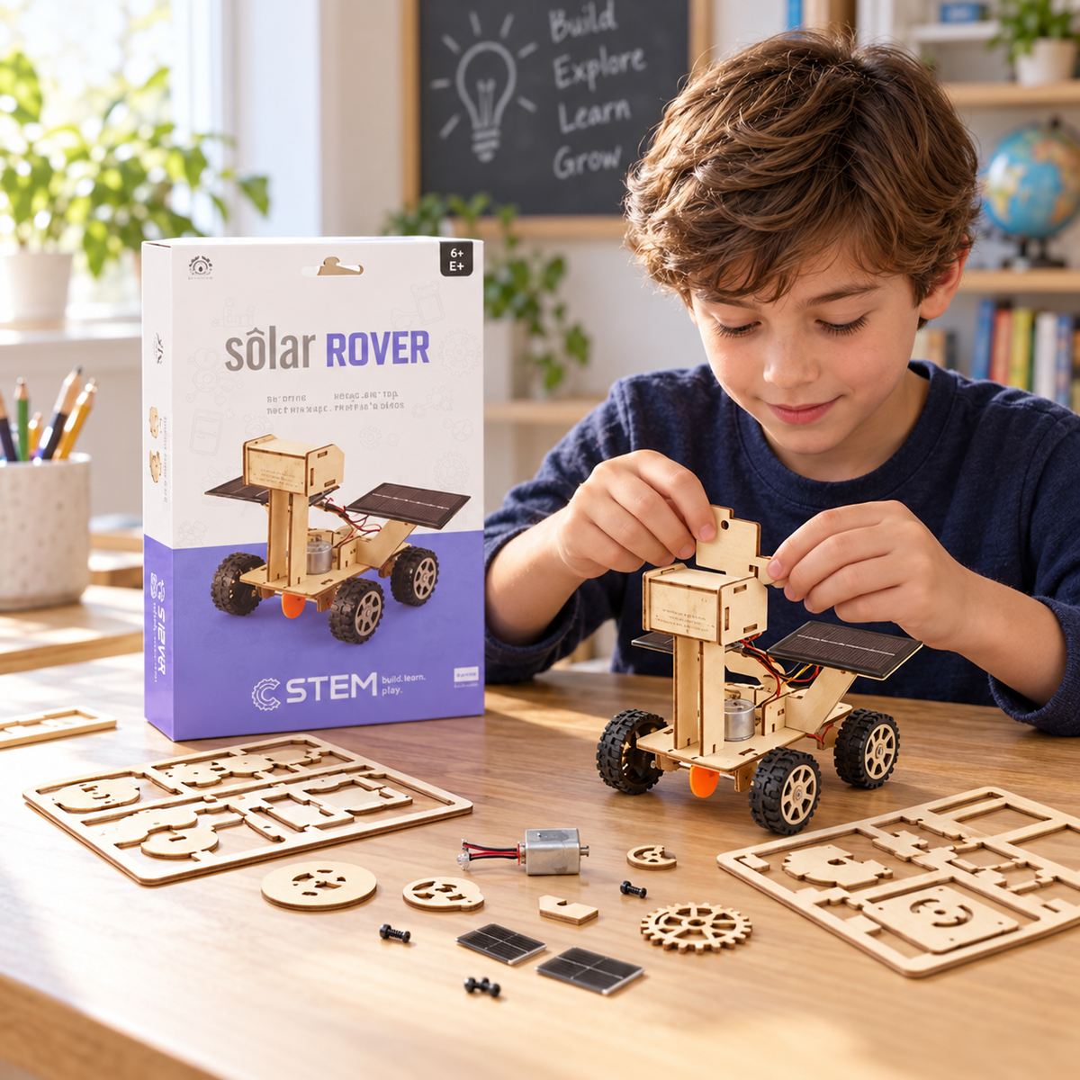 STEM Solar Rover Wooden