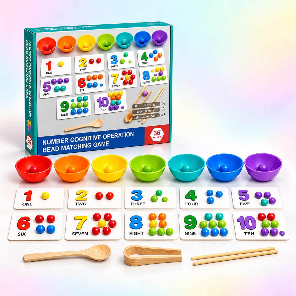 Number Cognitive Operation Bead Matching Game