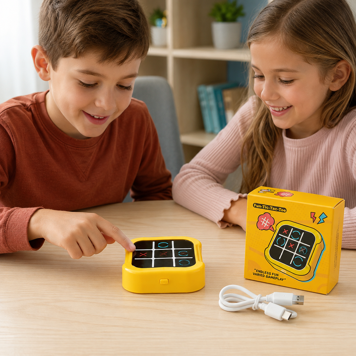 Fun Tic-Tac-Toe Handheld Game