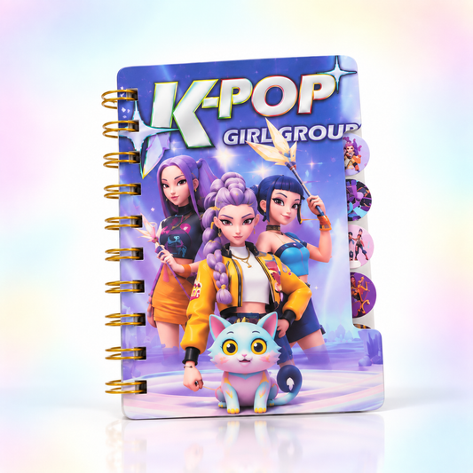 KPop Demon Hunters Spiral Notebook