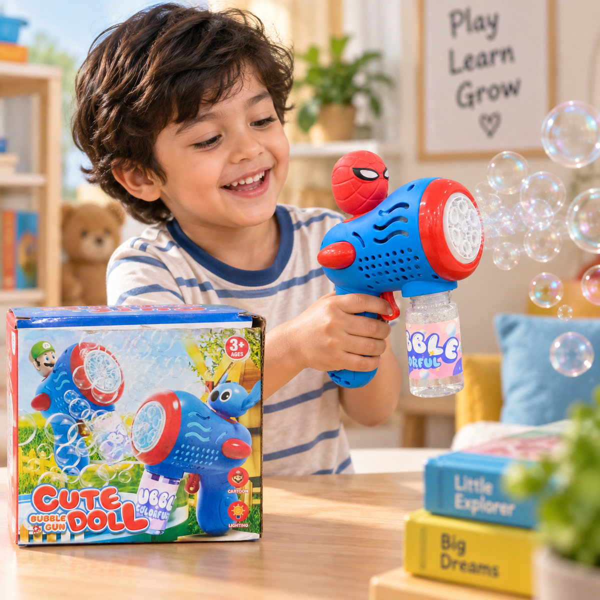 CUTE DOLL BUBBLE GUN