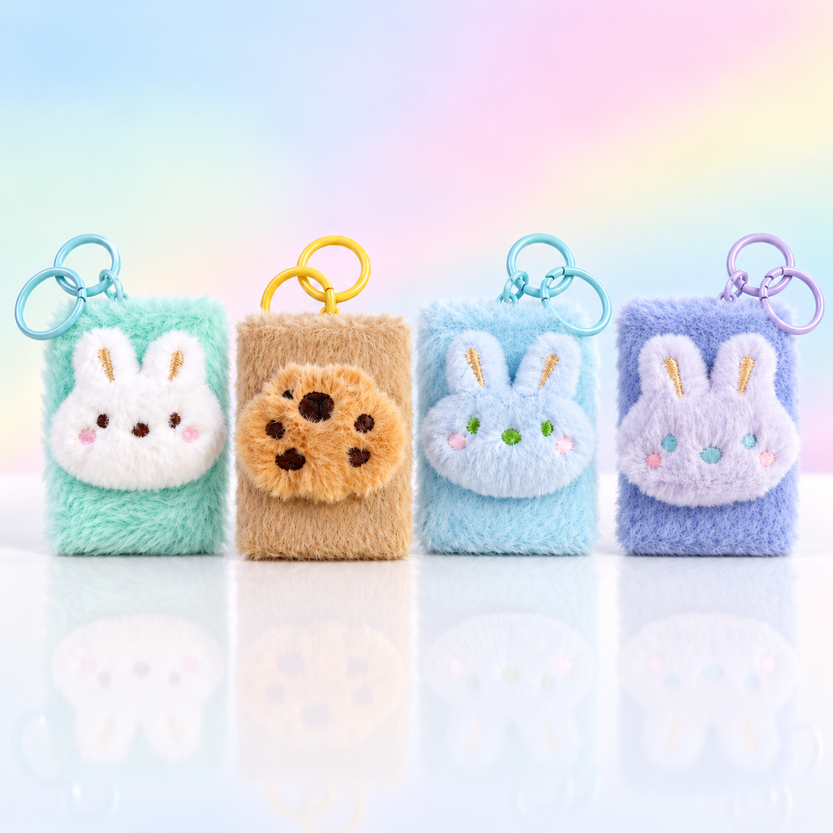 Plush Pocket Mirror Keychain