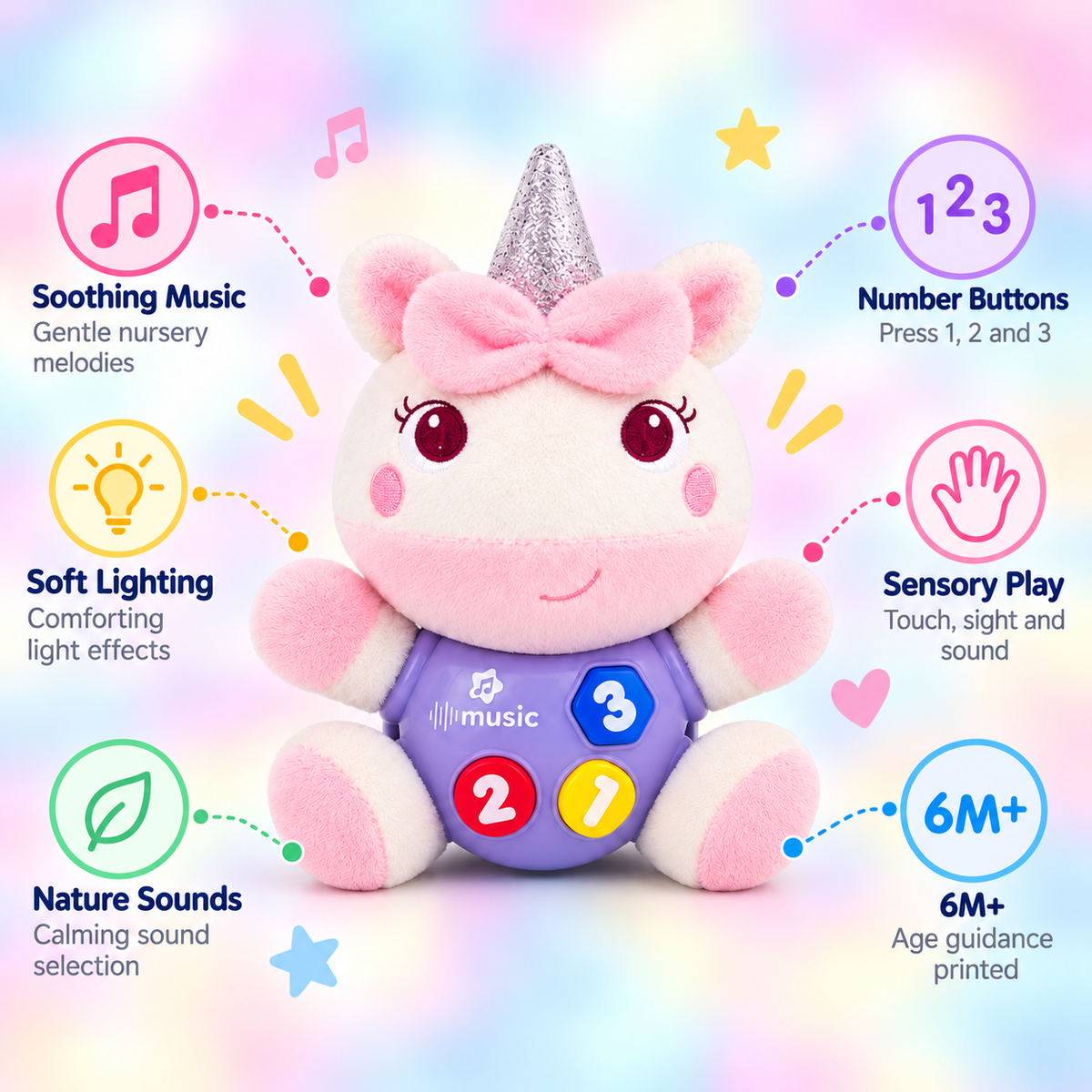 Animal Little Pal – Musical Plush Learning Toy