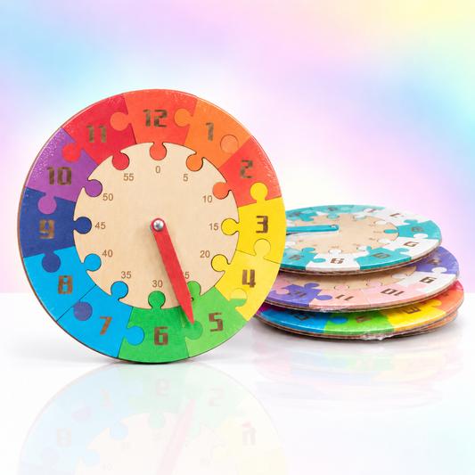 Wodden Learning Clock Puzzle