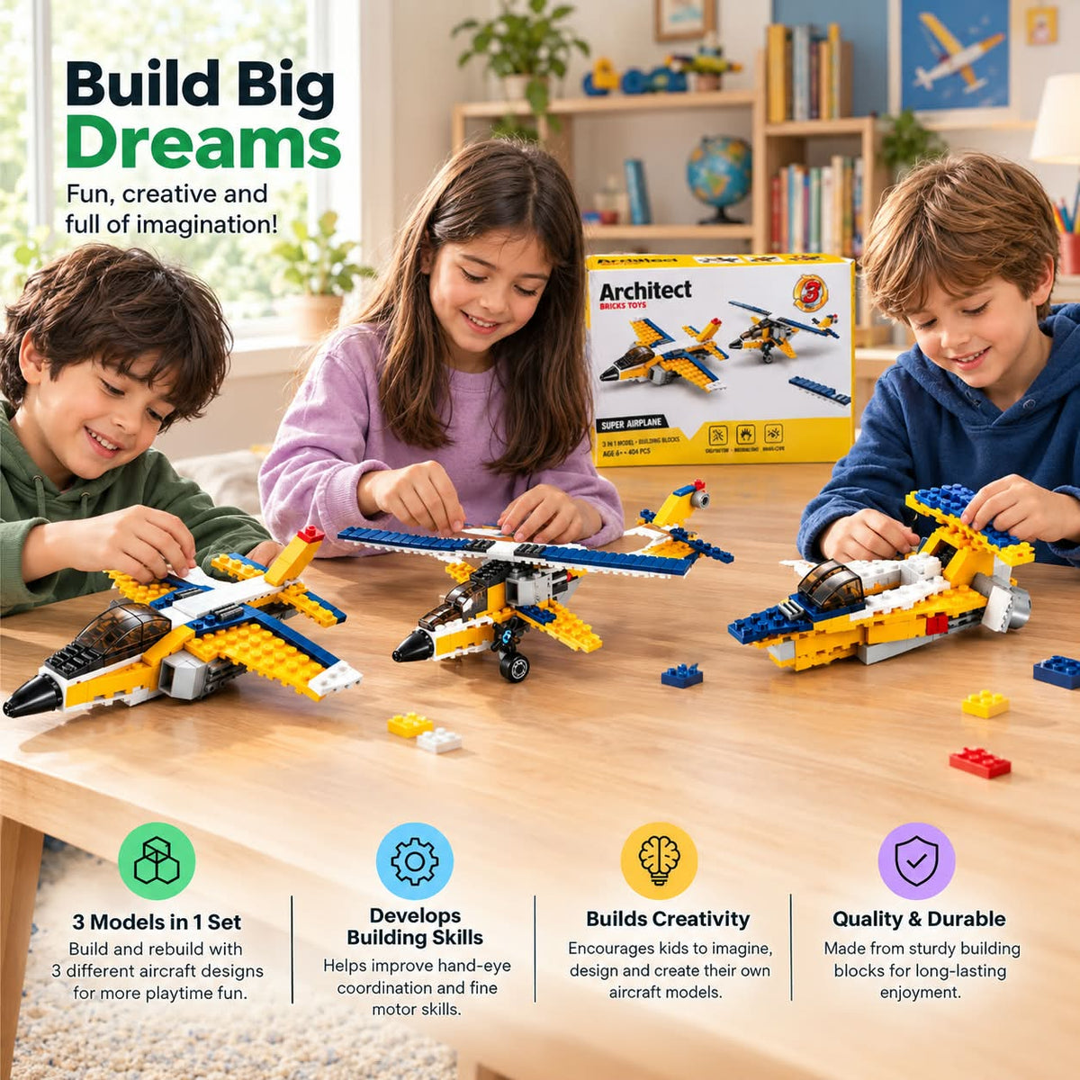 Architect Brick Toys (Airplane)