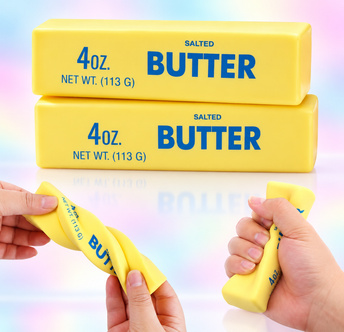 Butter Squishy Toy
